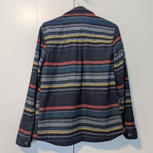 Goodfellow & Co. Polyester/Wool Blend Striped Coat - Picture 10 of 11